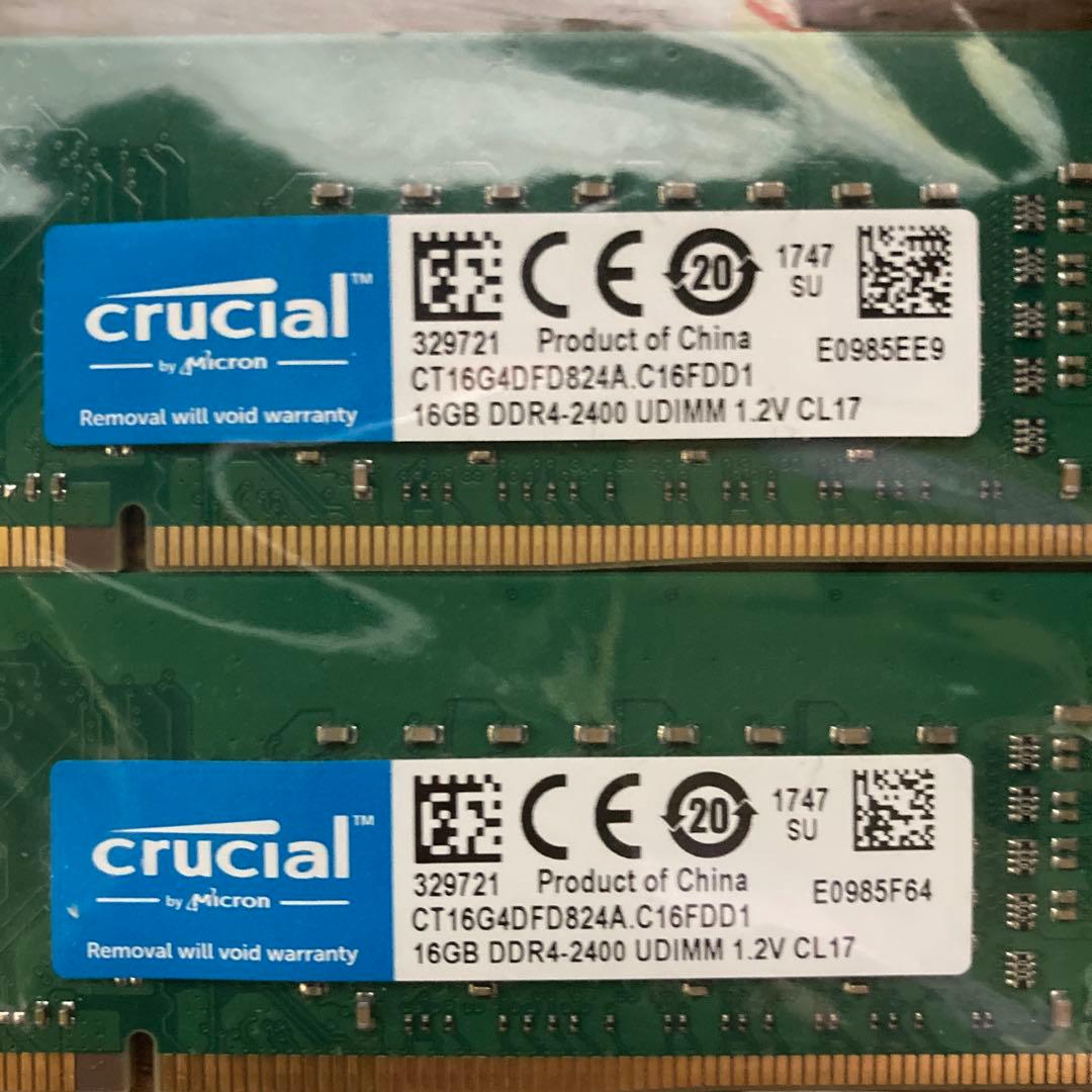 DDR4 16GB 2枚　32GB