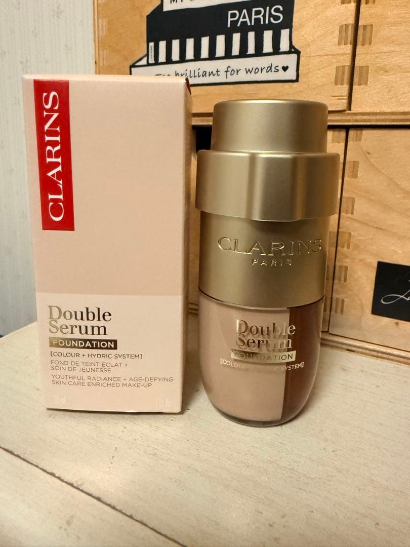 CLARINS ダブル セーラム ファンデーション