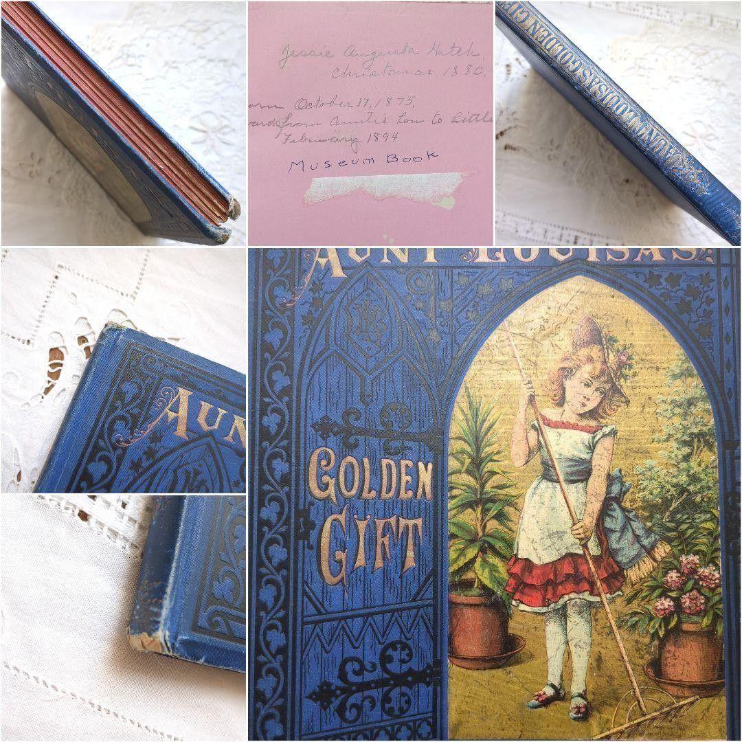超稀少1880アンティーク絵本 児童書 洋書古書 ヴンテージ ヴィクトリアン