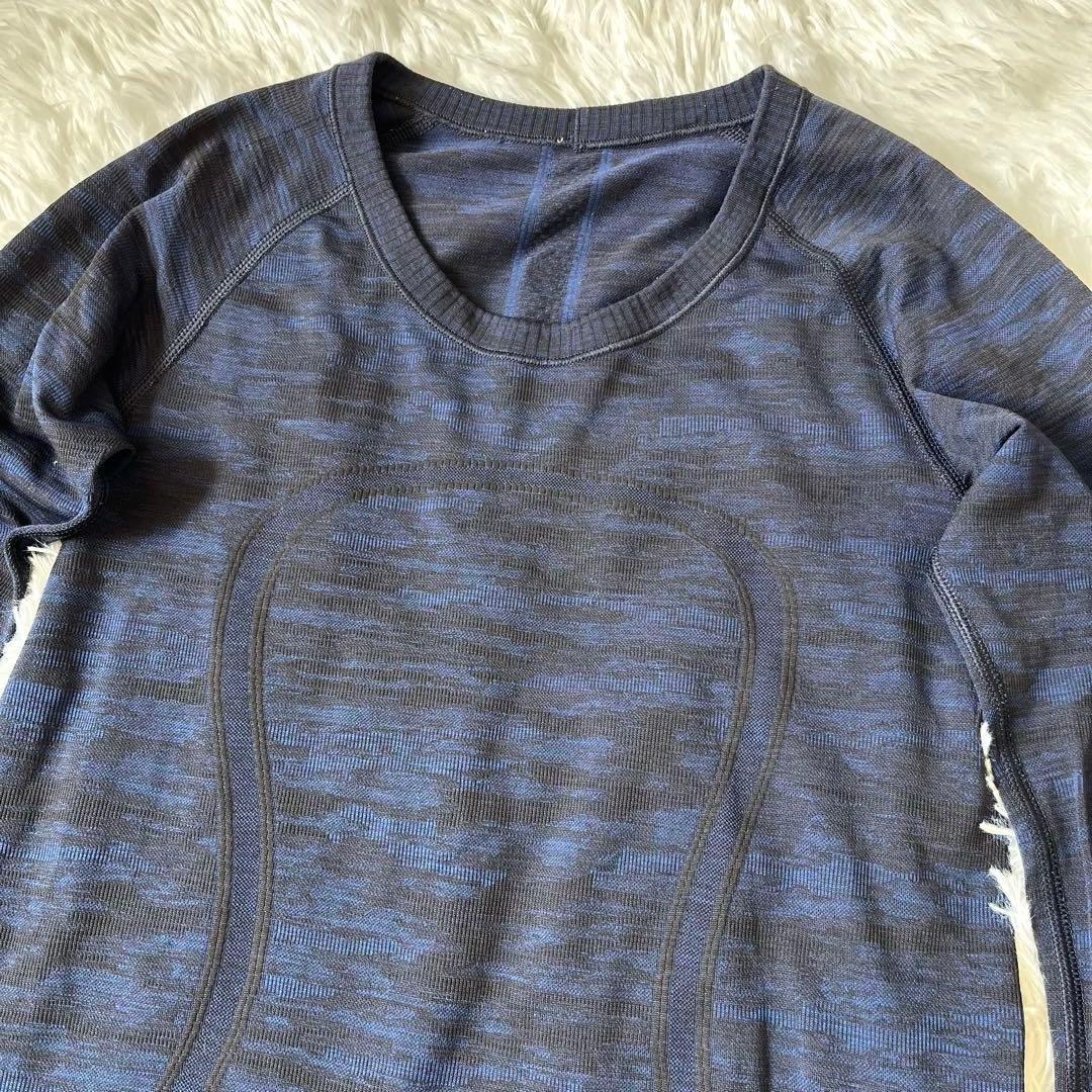 lululemon ルルレモン　Swiftly Tech 長袖シャツ 4 青