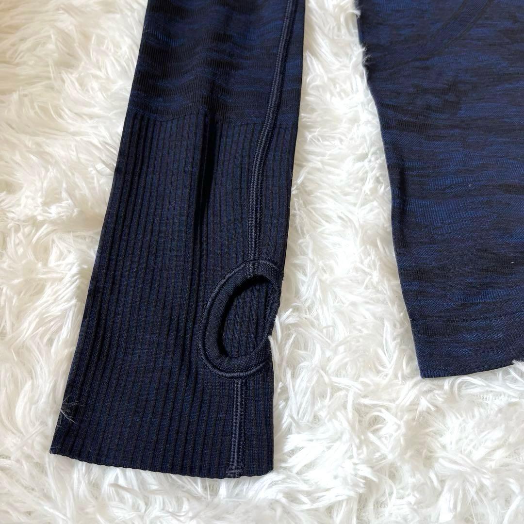 lululemon ルルレモン　Swiftly Tech 長袖シャツ 4 青