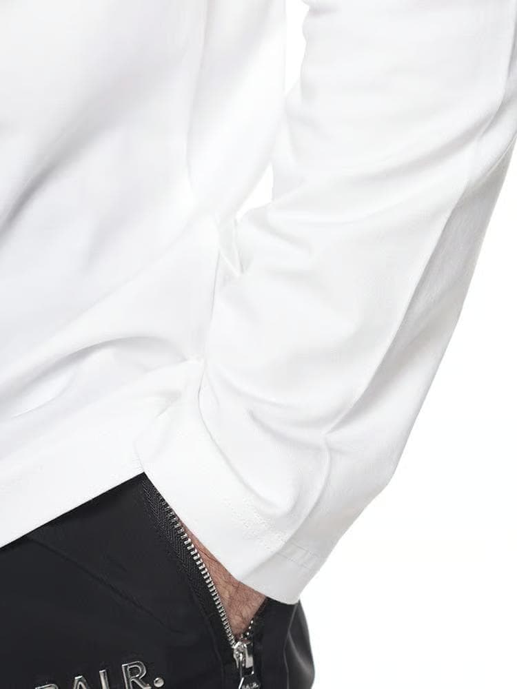 BALR. ボーラー ミニロゴ クルーネック 長袖 Tシャツ メンズ　L　黒