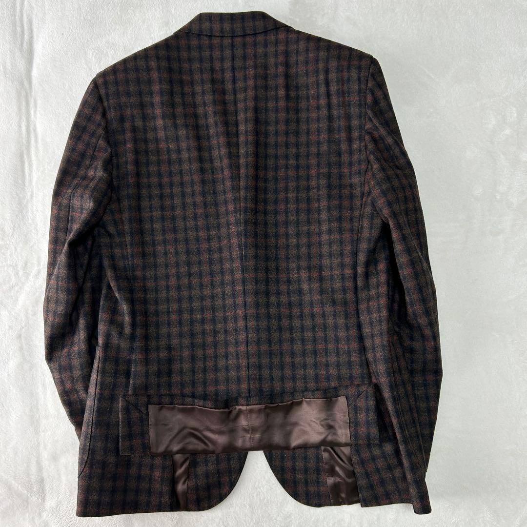 美品 14万 カンタレリ カシミヤ ウール ジャケット 50 XL大きいサイズ