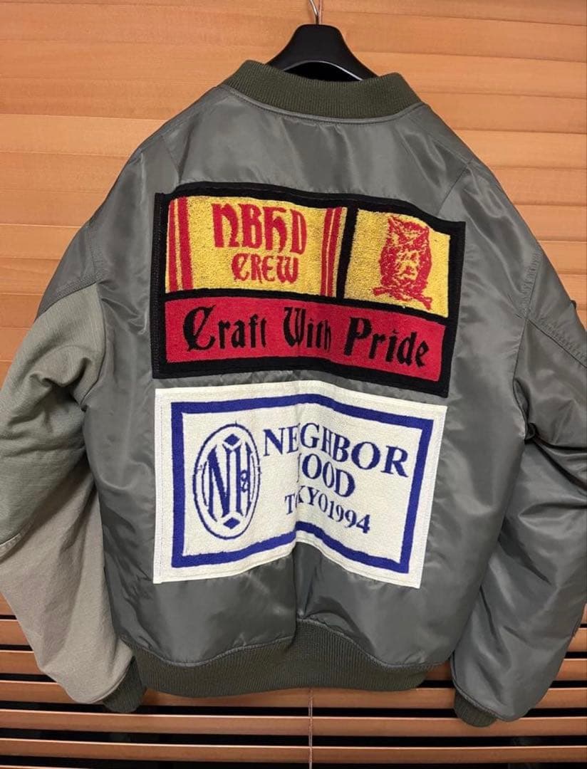【NEIGHBORHOOD】MA-1 FLIGHT JACKET MOD