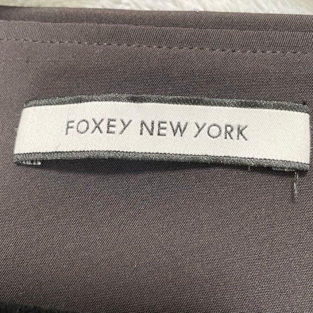 【美品】FOXEY フォクシー コート　ギャルソンヌ　ダークブラウン