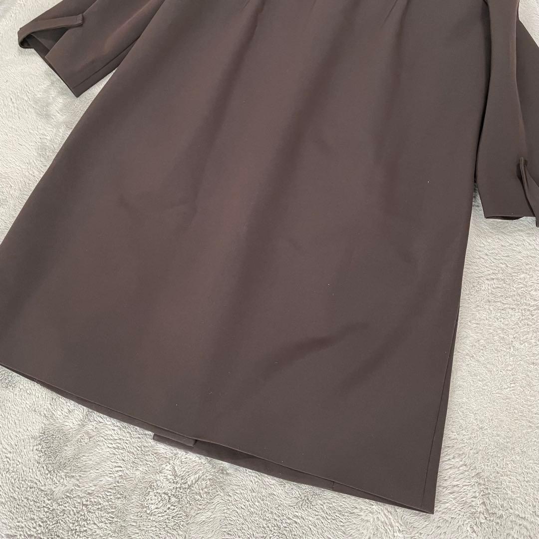 【美品】FOXEY フォクシー コート　ギャルソンヌ　ダークブラウン