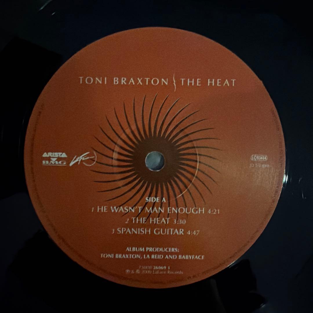 UKオリジナル盤Toni Braxton / The Heat 2LPレコード