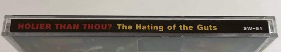 HOLIER THAN THOU?/HATING OF THE GUTS希少CD