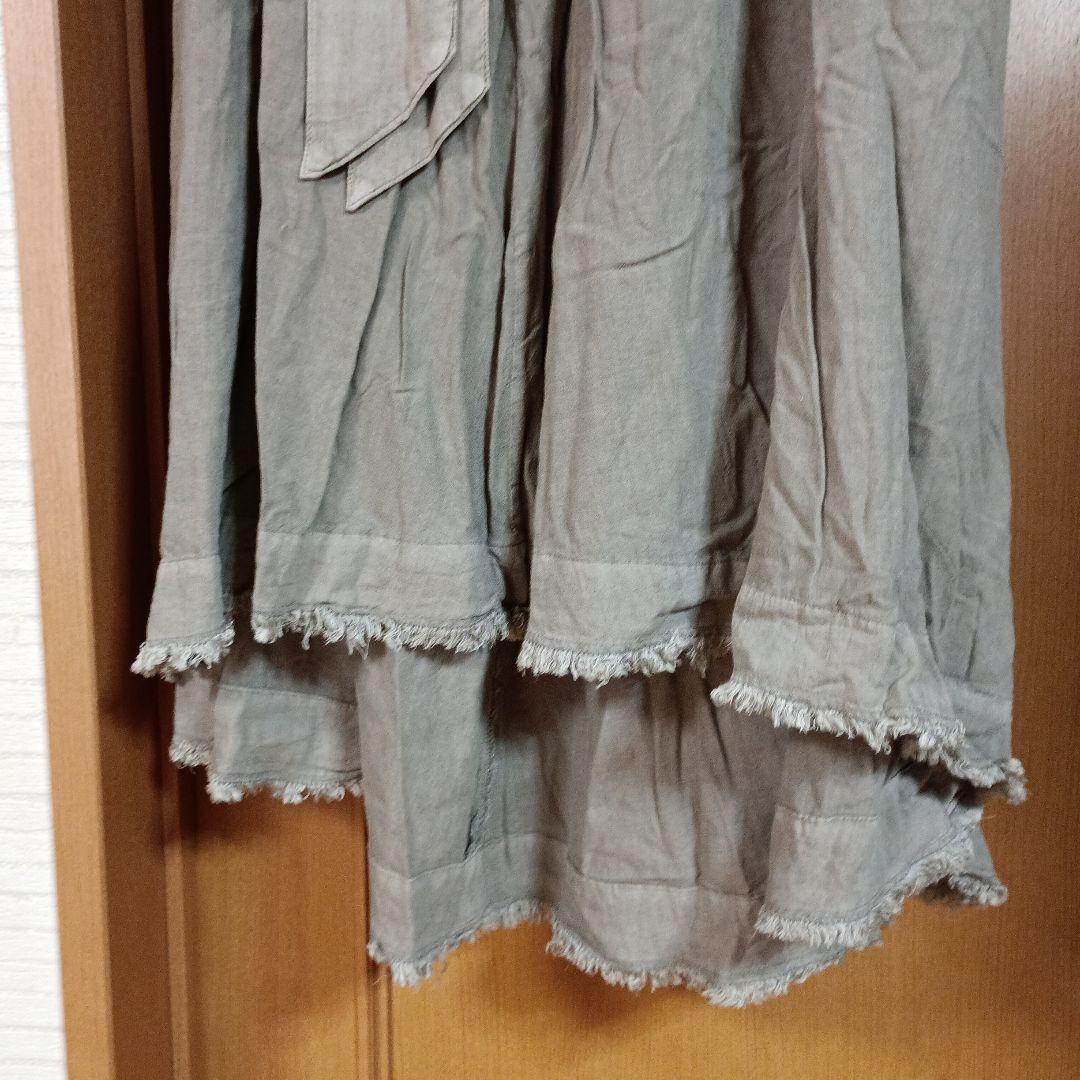 goaのスカート フリンジ仕上げ