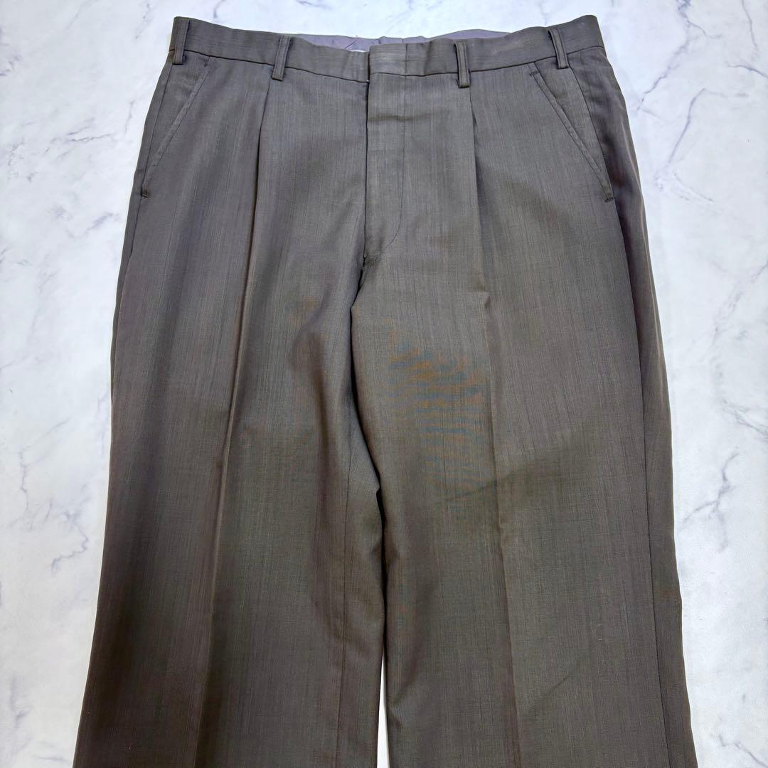 美品 DORMEUIL ドーメル生地 シングルスーツ セットアップ 日本製 ML
