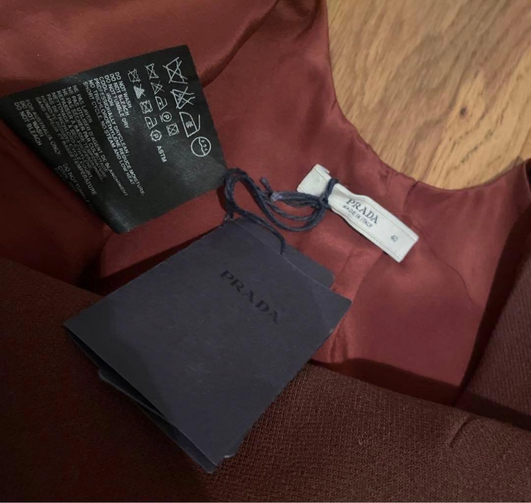 【PRADA】新品タグ付き　訳あり　ウール100% ワンピース