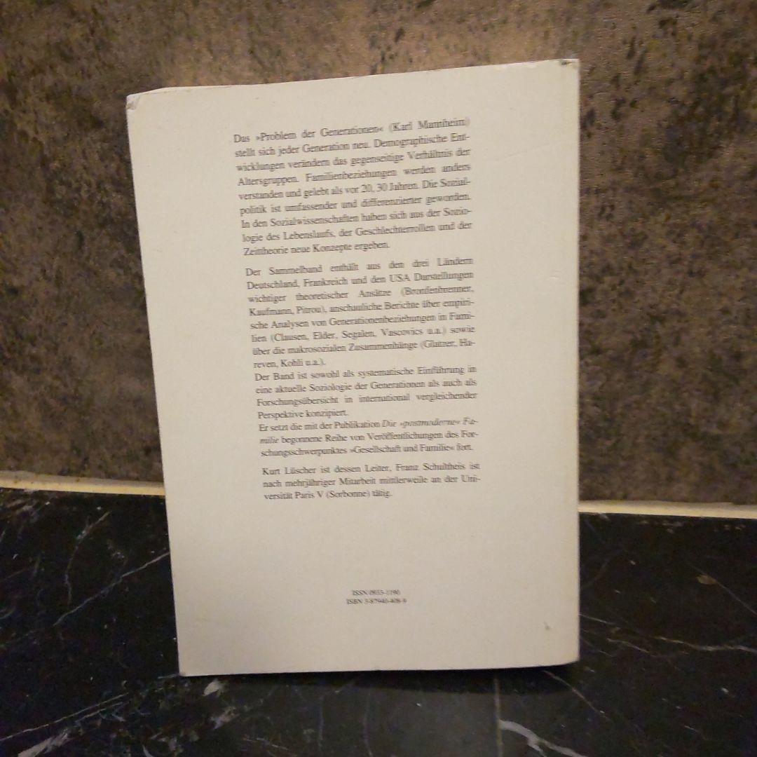Generationenbeziehungen ポストモダン社会 ドイツ語 洋書