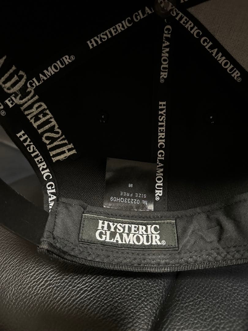 即日発送　美品　HYSTERIC GLAMOUR ブラックキャップ