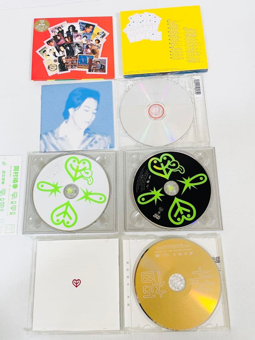 岡村靖幸 8点／OH!ベスト、ビジネス、操、幸福、Me-imi、エチケット、卓球