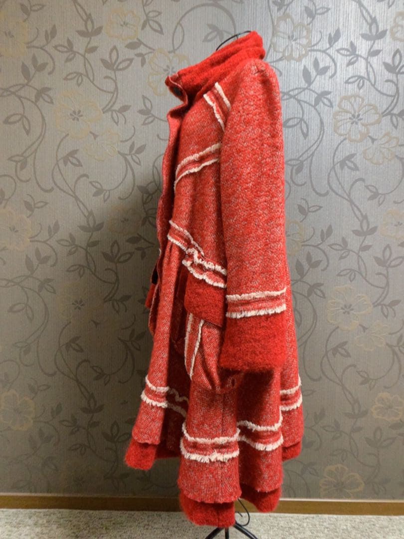 e*.様 《エイココンドウ》《ロングコート》《美品》《42》《アルパカ》《ウール