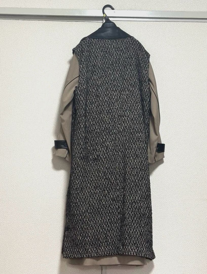 PUBLIC TOKYO ツイードジレレイヤートレンチコート