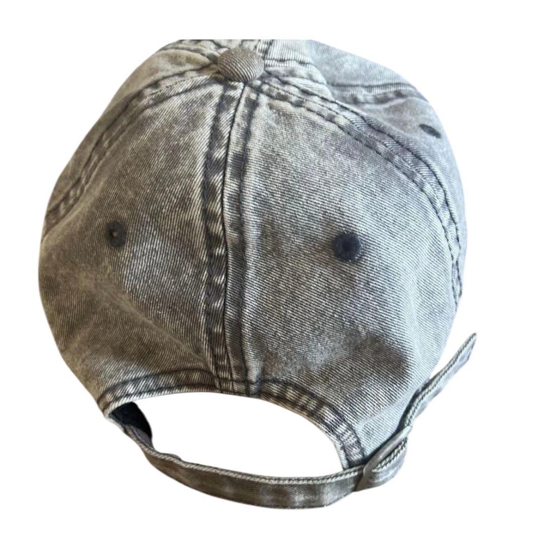 AARON ESH / Ae Baseball Cap ユーズド加工 グレー