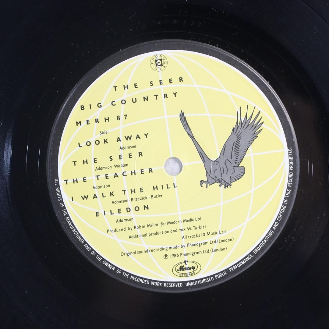 英LP Big Country The Seer UK盤 ステレオ ザ・シーア