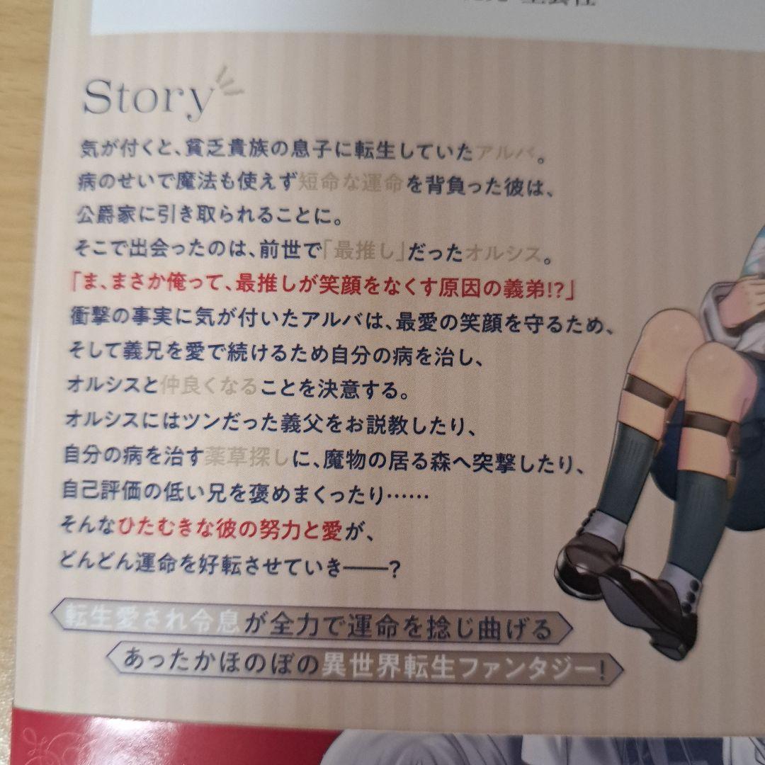 ■裁断済■　最推しの義兄を愛でるため、長生きします!　1~6巻　小説　ノベル