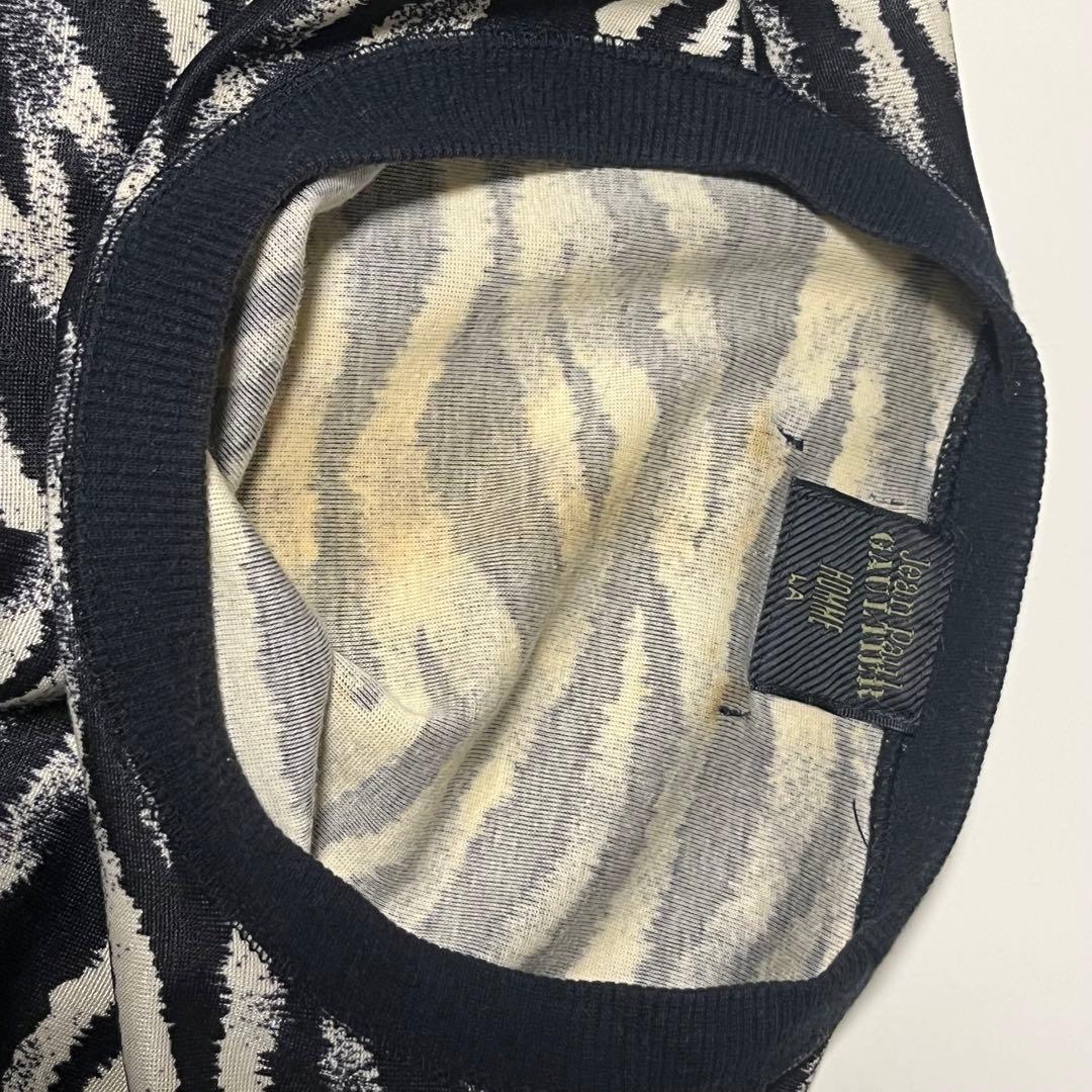 トップス jean paul gaultier homme zebra power net