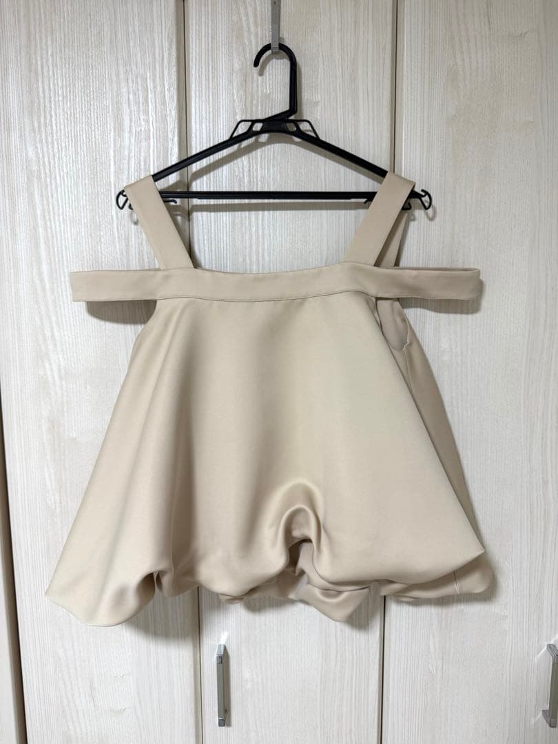 新品・未使用　ESMOK balloon tops pinkbeige