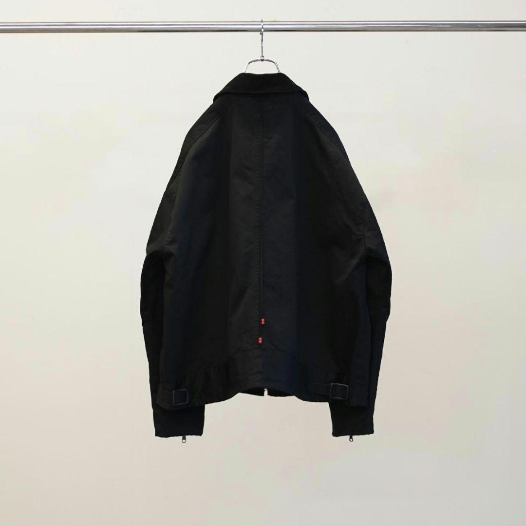 ジャケット・アウター ANCELLM / EX. FINX CO ZIP BLOUSON BLACK