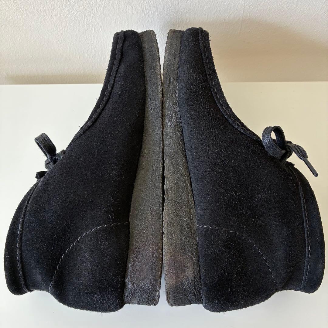 CLARKS 《24.5 UK6》クラークス　ワラビー 黒スエード