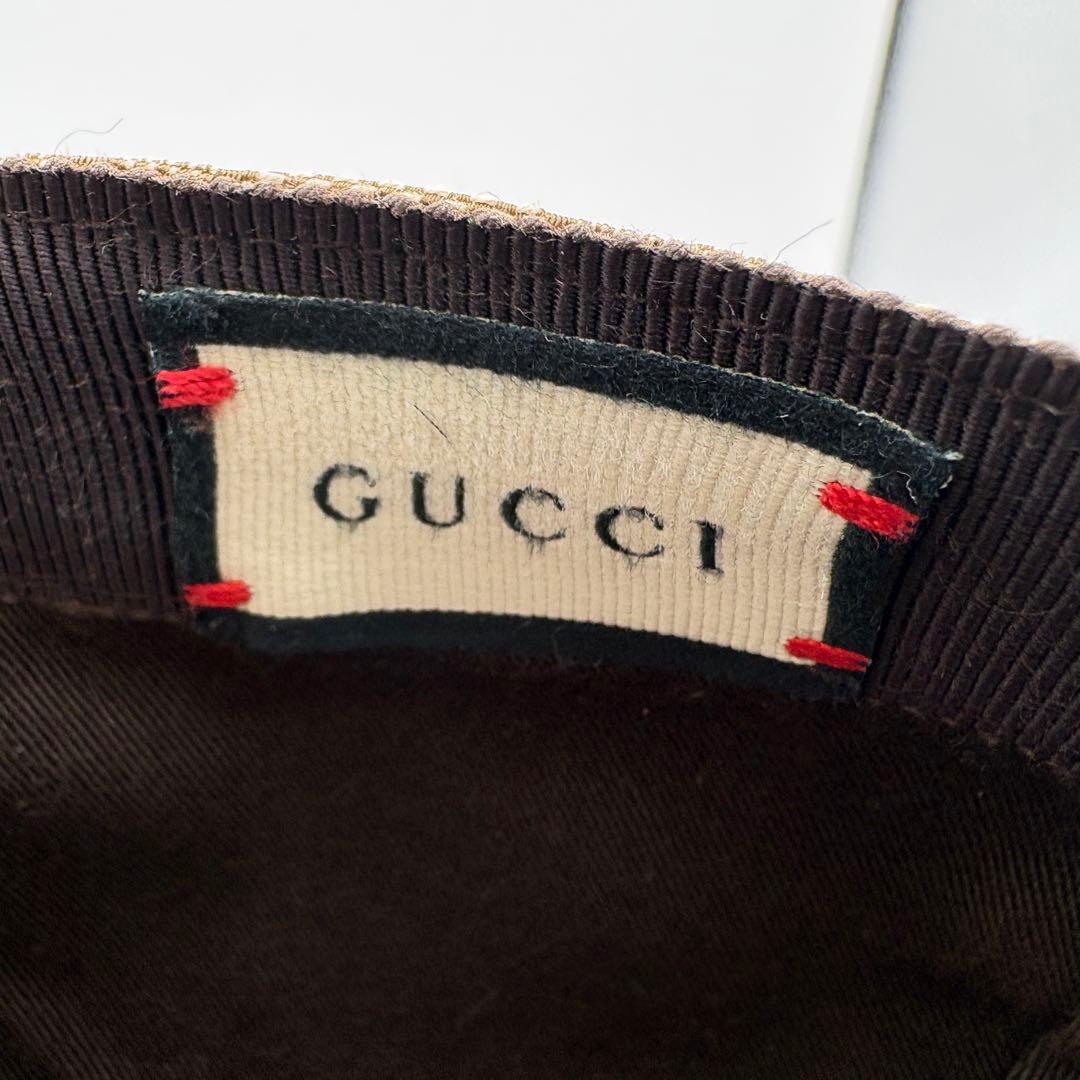 Gucci GGパターン ベースボールキャップ　Mサイズ