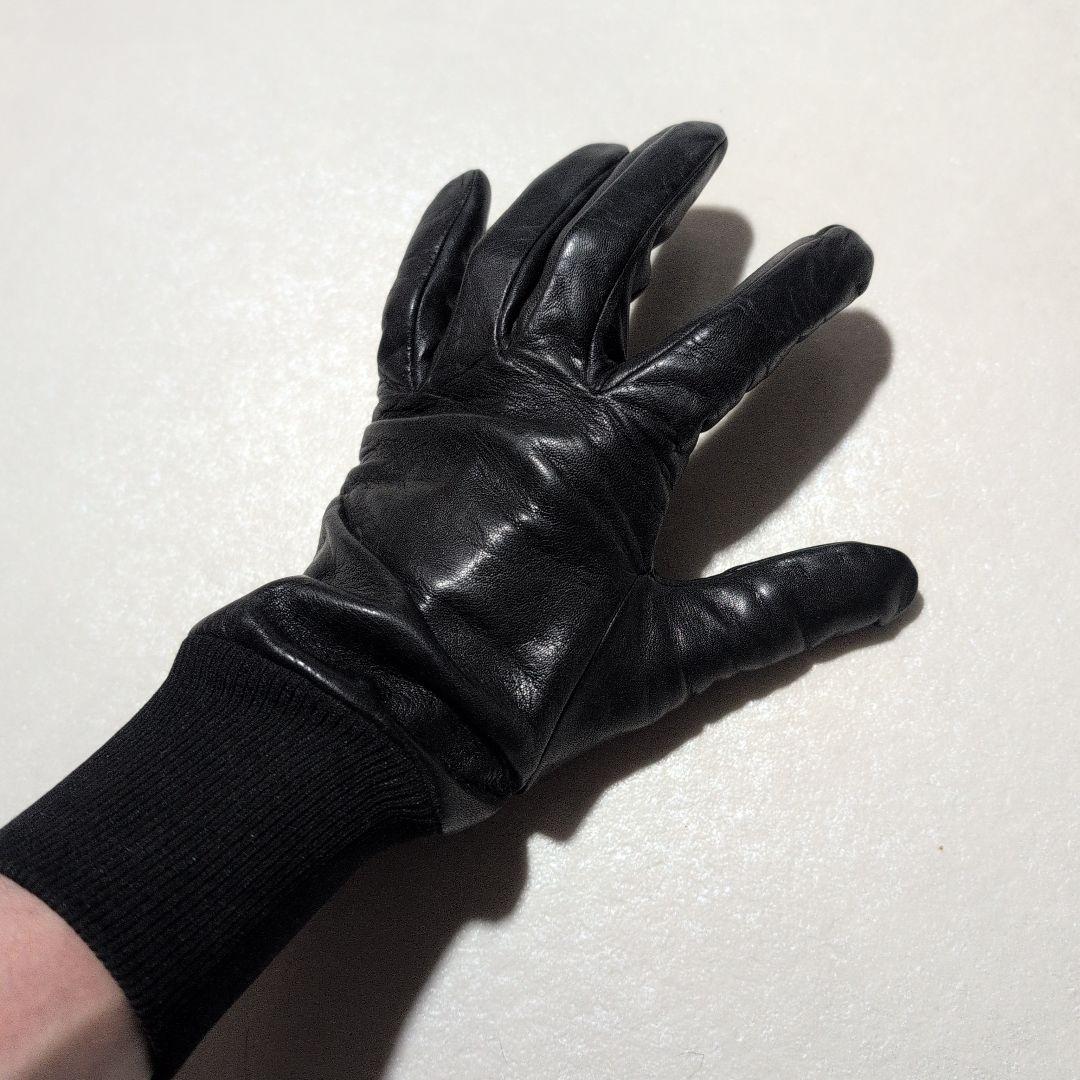 【1999年製】イギリス軍 実物 レザー コンバットグローブ Size 7