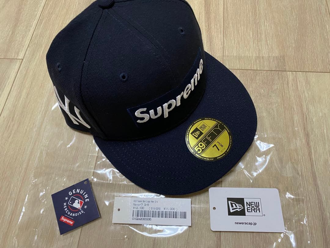 Supreme newera BOX LOGOキャップ 7 3/8
