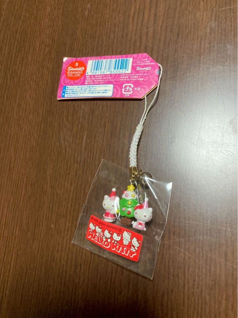 希少 激レア 新品 ご当地 ハローキティ キティ ミミィ クリスマス ストラップ