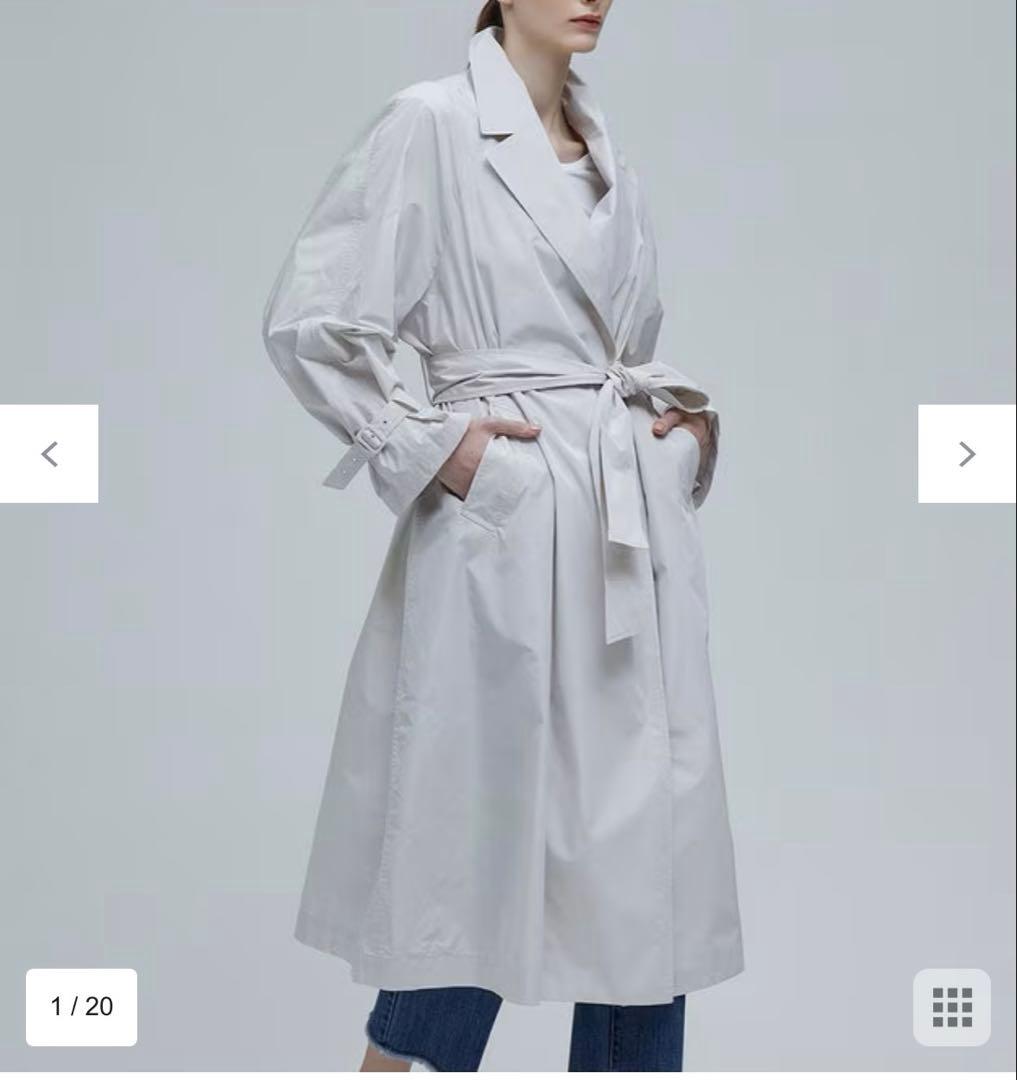 VOGUE掲載 BEIGE, 新品タグ付き 今期トレンチコート ベイジ　トレンチ