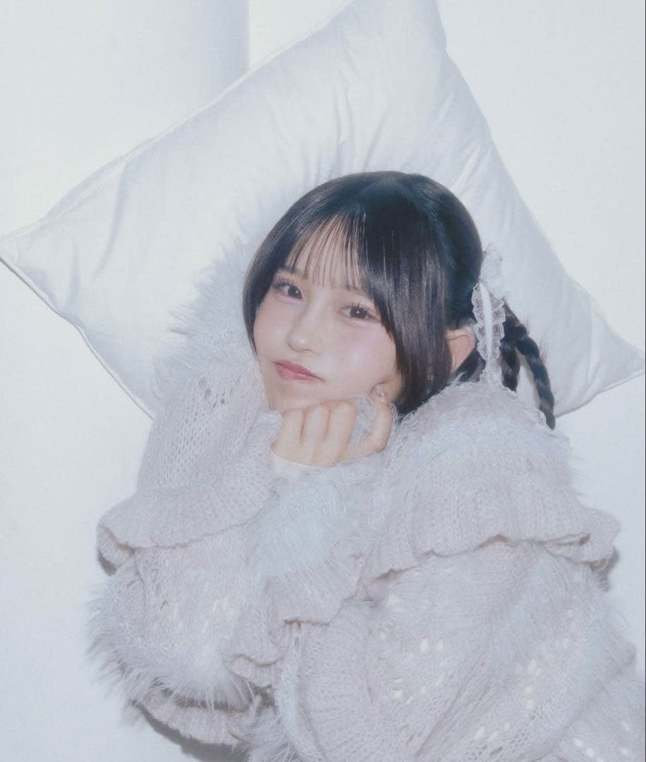 merryjenny fluffy border cardigan 村川緋杏着用