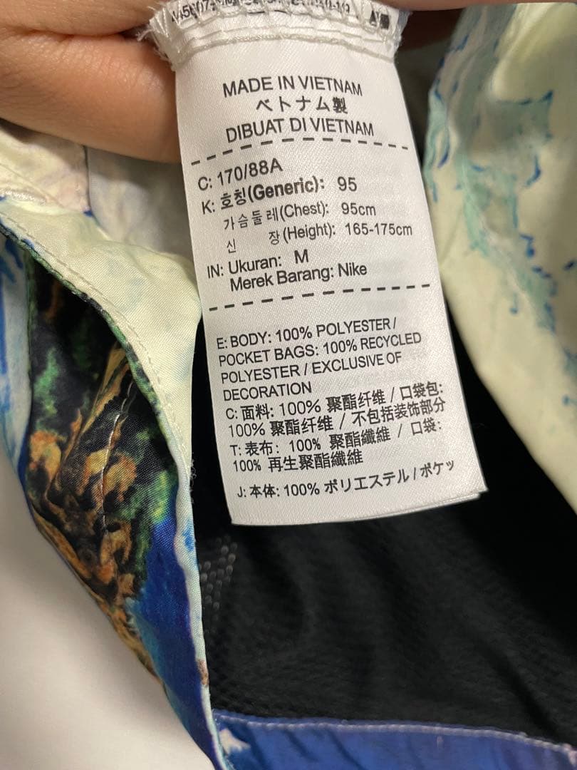 Nike 富士山プリント ウィンドブレーカー メンズM