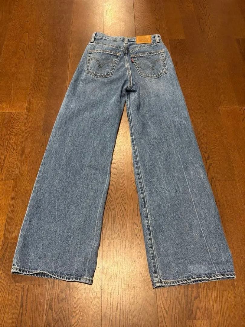 26ss 別注【LEVI’S】RIBCAGE WIDE LEG 23インチ