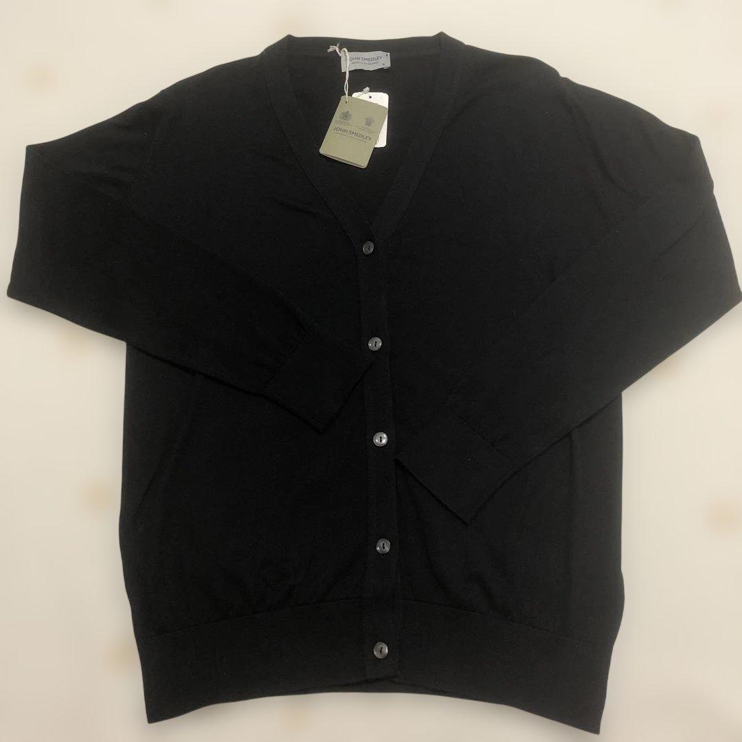 JOHN SMEDLEY カーディガンM ブラック