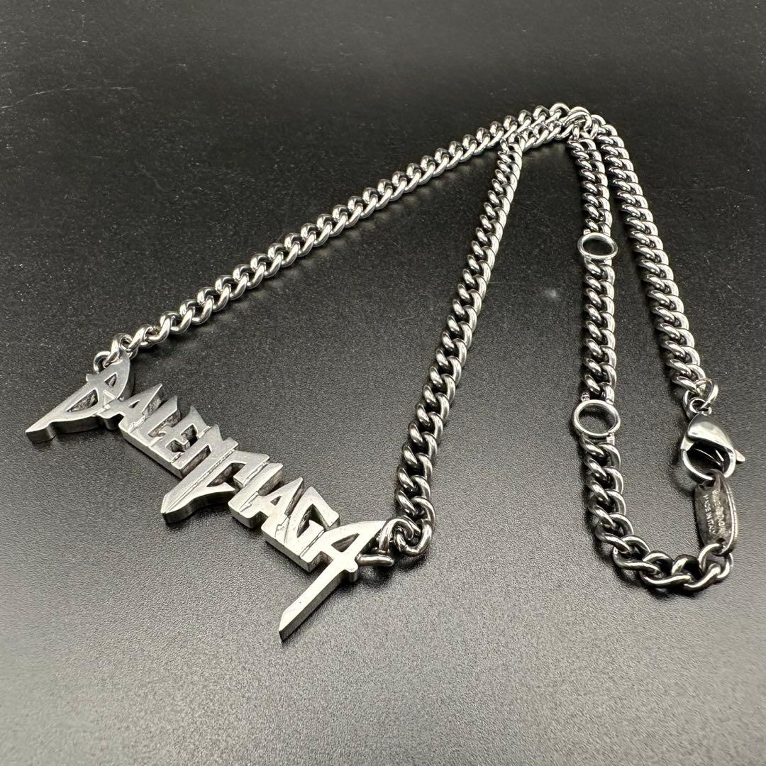 極美品✨　BALENCIAGA バレンシアガ メタル ネックレス　1376