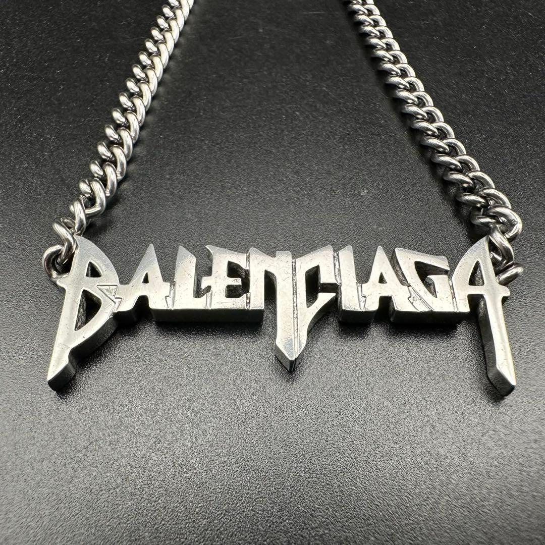 極美品✨　BALENCIAGA バレンシアガ メタル ネックレス　1376