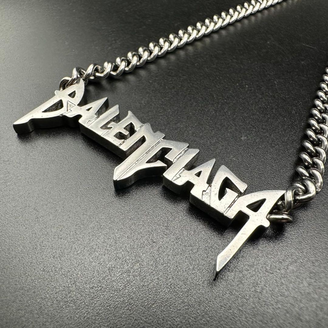 極美品✨　BALENCIAGA バレンシアガ メタル ネックレス　1376