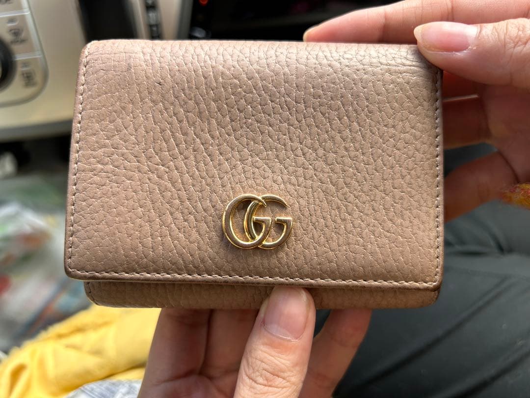 Gucci ブラウン三つ折り財布