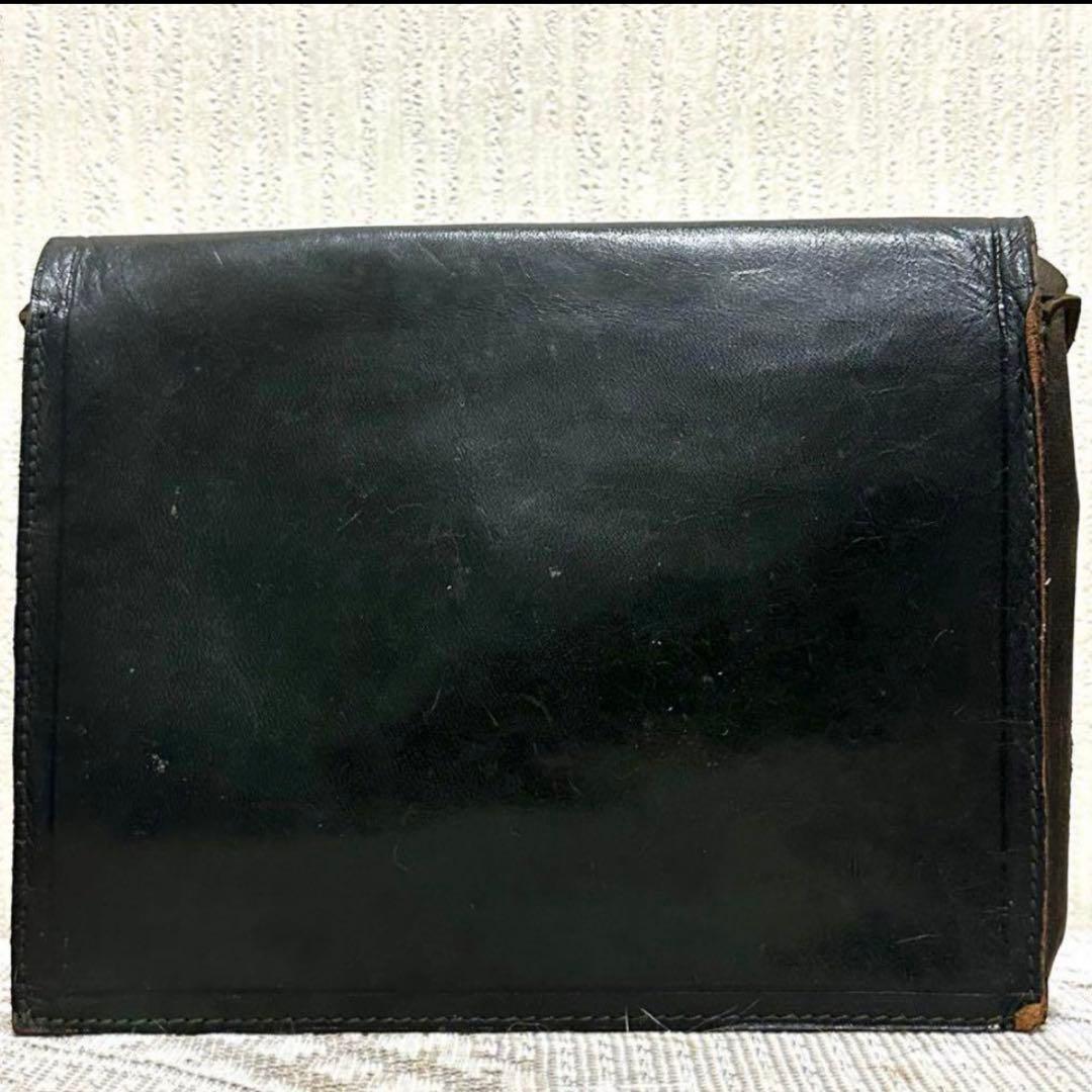アンティーク　フリーメイソン　レザーポーチ　革セカンドバッグ　博物館級
