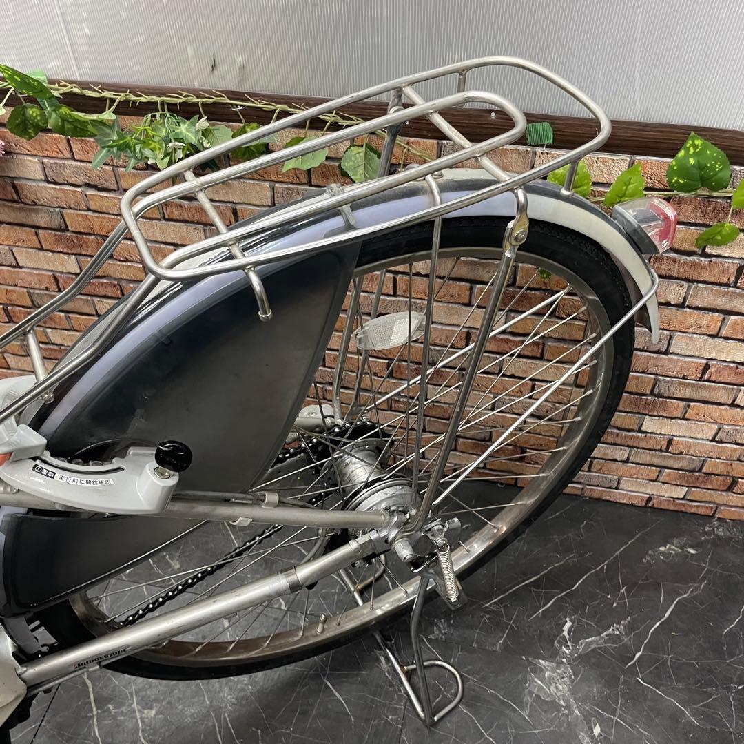 分解配送【14】電動自転車 ブリヂストン Assista シルバー 26インチ