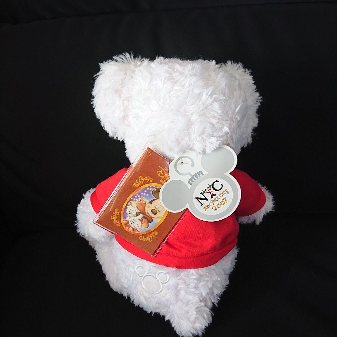 新品タグ付き WDW ホワイトダッフィー NYC 2007 ぬいぐるみ