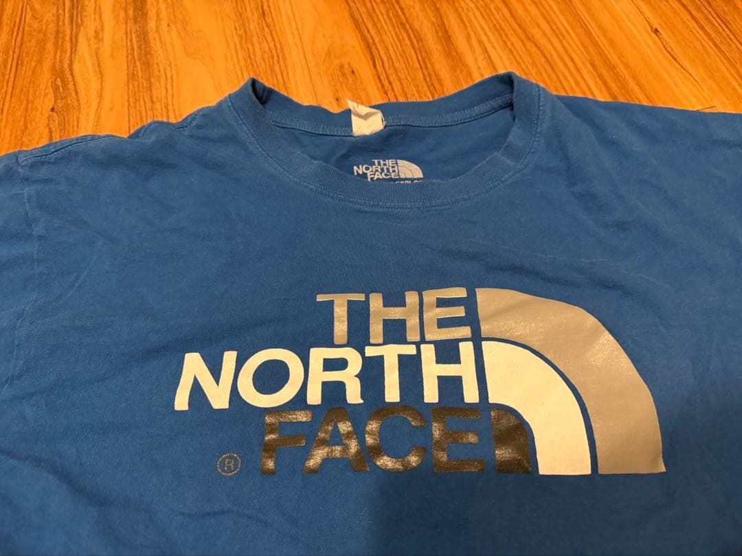 THE NORTH FACE ロゴ Tシャツ 青　ナイキフリースセットるーん専用