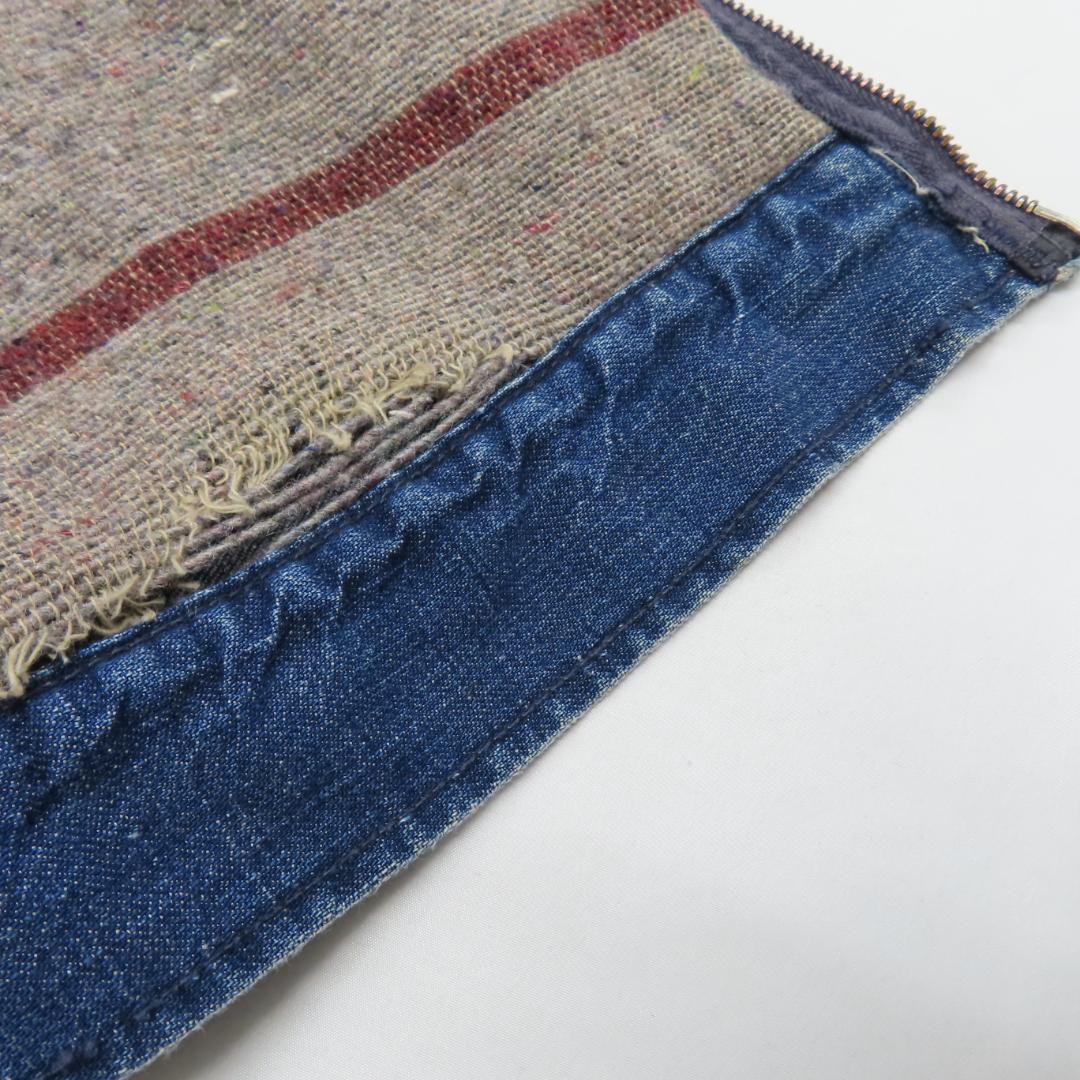 60s VINTAGE 裏ブランケット GRIPPERジップ デニム ジャケット