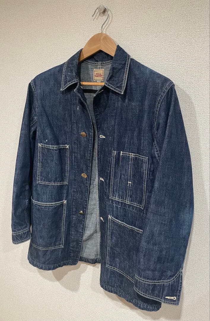 FULL COUNT フルカウント カバーオール size38 チェンジボタン