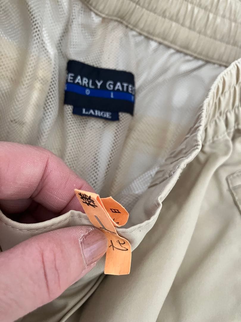 【トウモロコシさん専用】レインウェア上下ベージュLLサイズ　クリーニング済