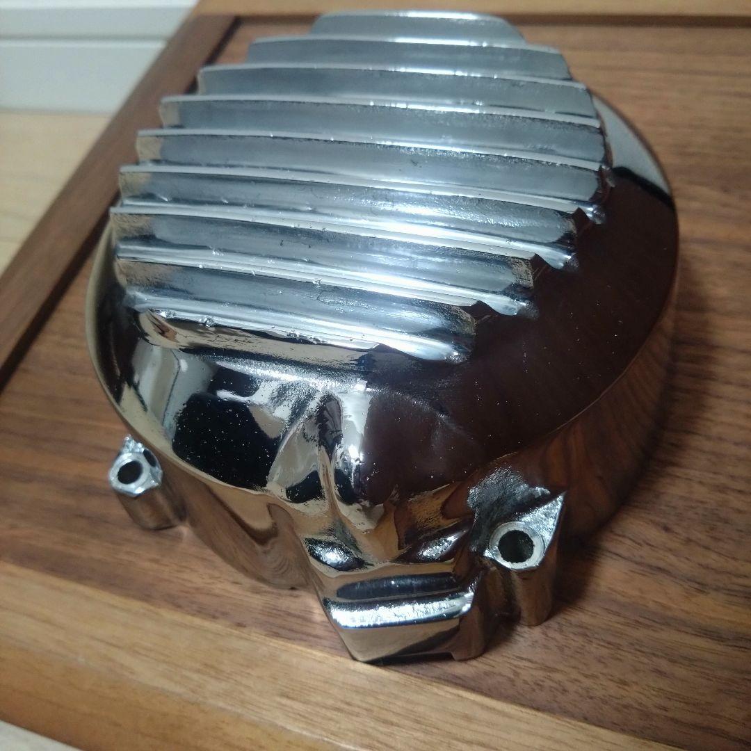 Kawasaki ゼファー400 キジマ製ジェネレーターカバー リブ付