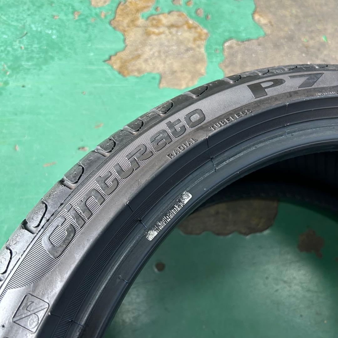 中古タイヤ225/40R18　ピレリランフラット2本　、MINIなどに