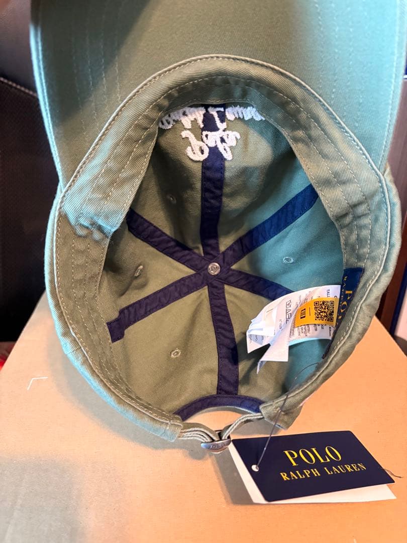 k*u様 Polo Ralph Lauren ベースボールキャップ オリーブグリ